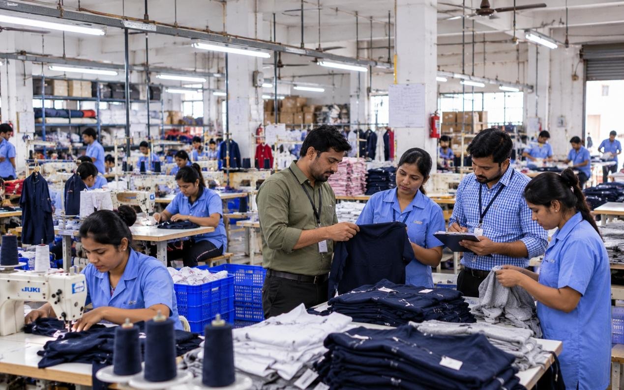 WOZTY's garment manufacturing facility